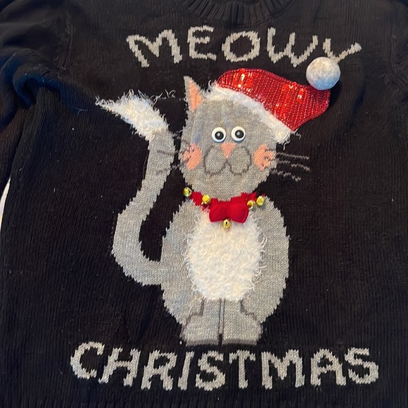Cat Christmas Sweater - Picture 3 of 7